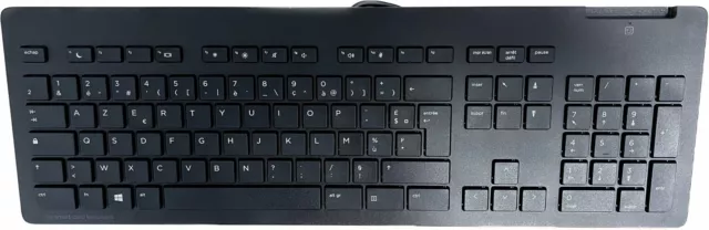 Clavier - Lecteur de carte à puce HP USB SLIM TPC-C001K - AZERTY - Français