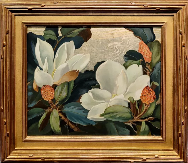 JESSIE ARMS BOTKE -White Magnolias-California Impressionist Oil Painting  c.1920s $75,531.36 - PicClick AU