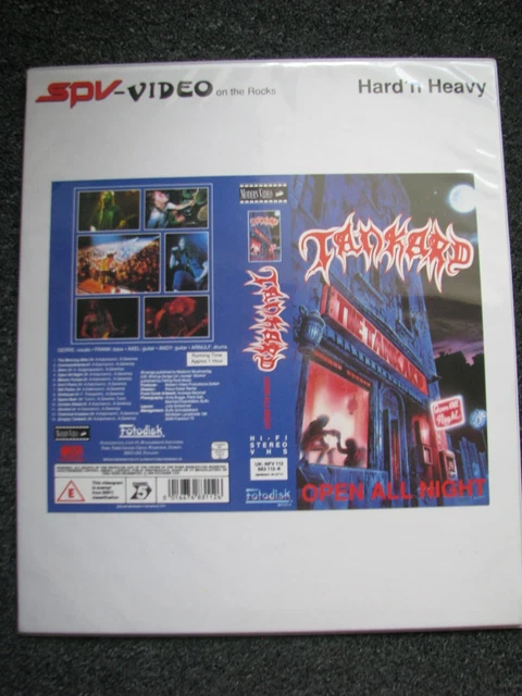 TANKARDOPEN ALL NIGHT VHS Video Display1990 Germany EUR 39,99