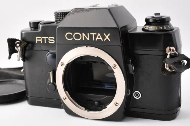 [Near MINT] CONTAX RTS 35mm SLR Film Camera BLACK Body 059096 Only From JAPAN