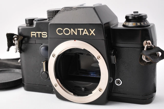 [Near MINT] CONTAX RTS 35mm SLR Film Camera BLACK Body 059096 Only From JAPAN