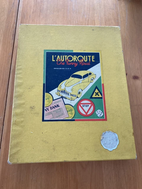 L'autoroute The Funny road complet ancien années 50 Éditions Edmond Dujardin