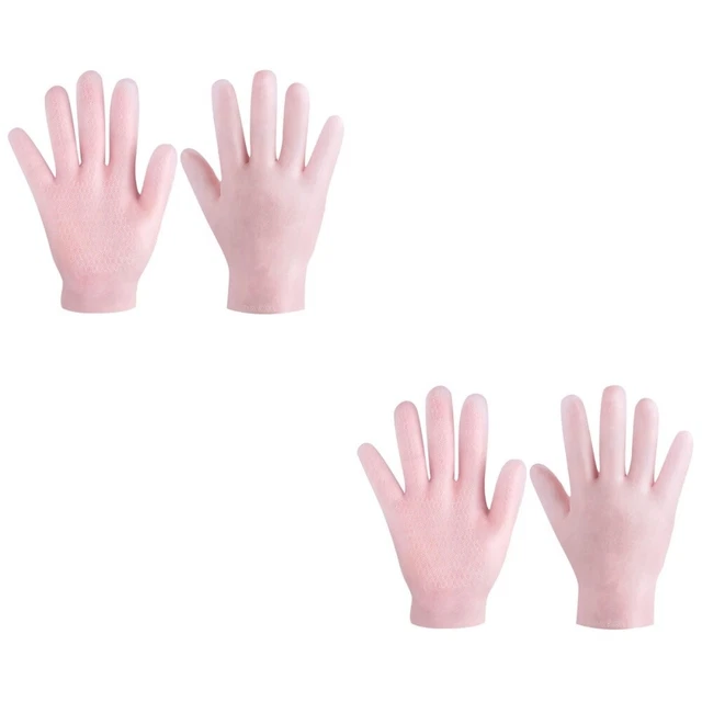 2 pares de guantes de cuidado nutritivo 21.5X13CM Sebs niña