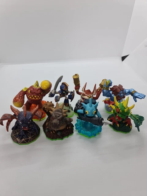 🦊 Skylanders Spyros Adventure 8 Element Character Figures Bulk Bundle Pack Set