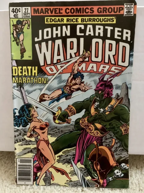 John Carter, Warlord of Mars #27 Sept. 1979 Marvel Comics (FN/+)