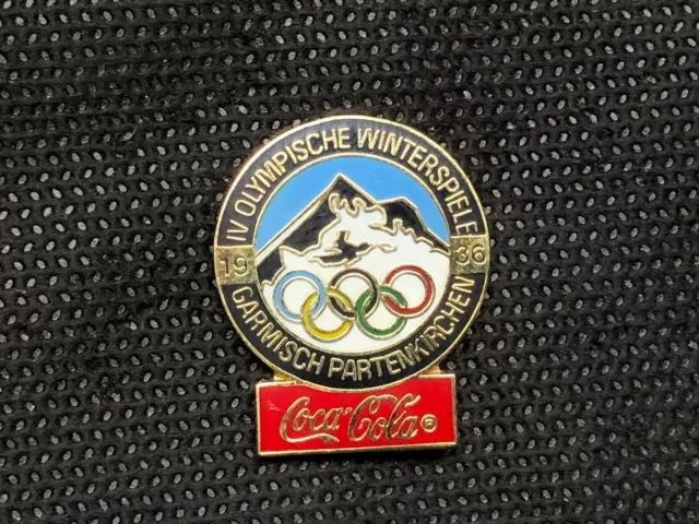 pin's pin ENAMEL COCA COLA NOC JO OLYMPIC Garmisch-Partenkirchen 36 VERSION EGF
