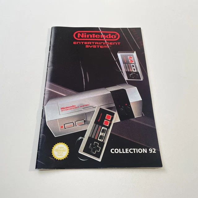 Nintendo NES Catalogue Publicitaire Collection 92 FRA Très Bon état