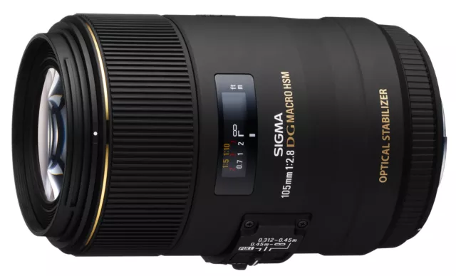 Sigma 105mm f/2.8 OS HSM DG EX Lens fits Nikon F-Mount Digital Cameras DSLRs