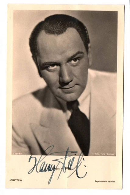 AUTOGRAMM AK HARRY Piel Schauspieler Ufa 1940er Ross Verlag EUR 14,85