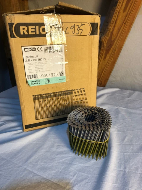 Reich Nagelrolle Nagelstreifen 2,8x80  - 10501936 - 2,8x80 BK RI - 4500 Stück