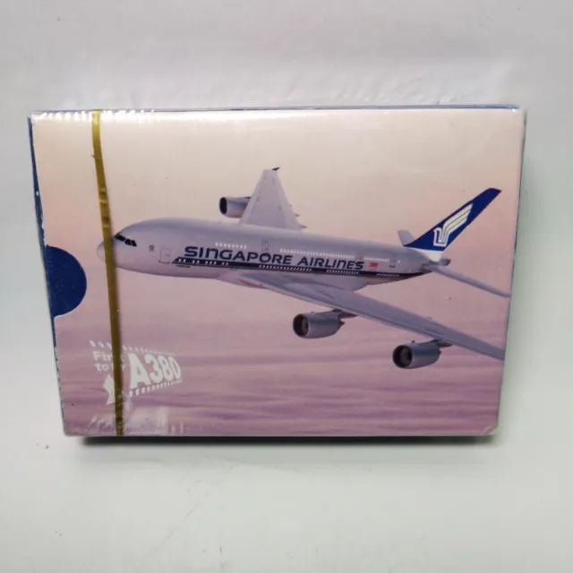 New Singapore Airlines Playing Cards First to Fly A380 Sealed