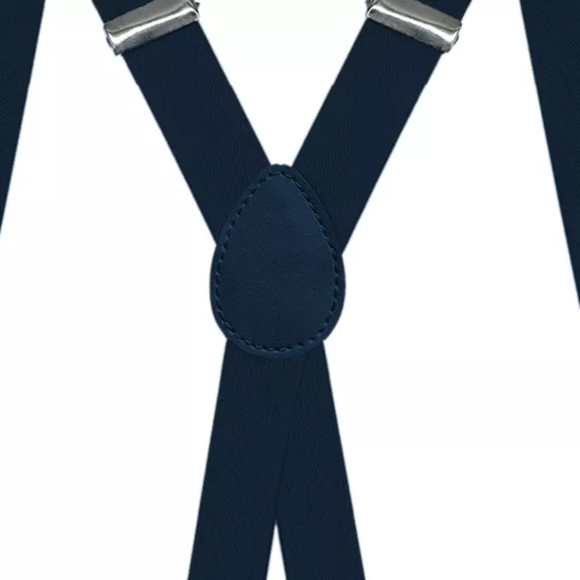 Suspenders Braces Men Women X-Shape Back Clip-on Elastic Adjustable Trousers NEW 3