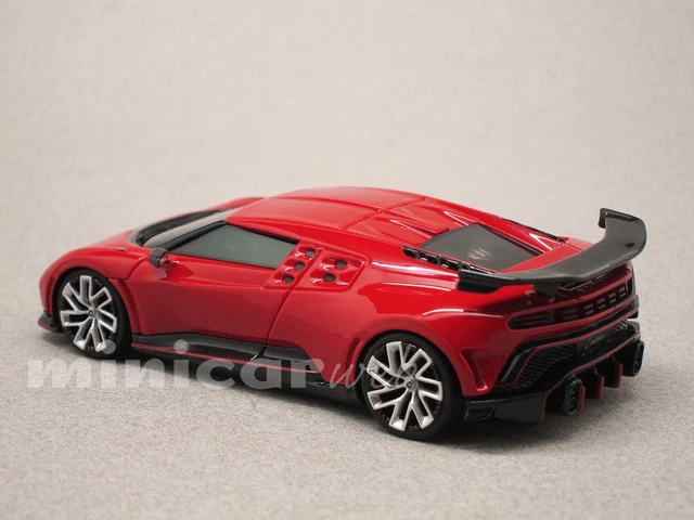 Bburago 1:43 Bugatti Centodieci Année De Construction 2022 Noir Truescale Tsm430668