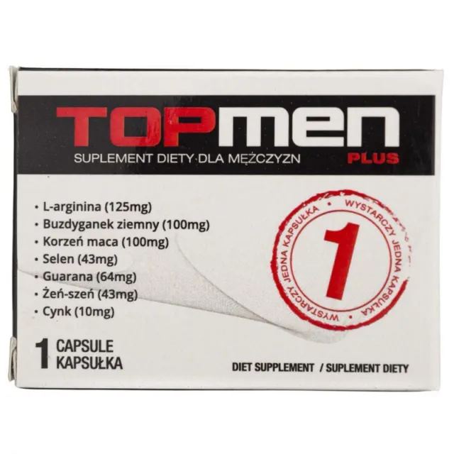 SHS TopMen pilule érectile, 1 pc.