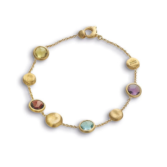BB1243-MIX01 Y Marco Bicego/Jaipur/Bracelet 7 1/8in / Yellow Gold And Stones