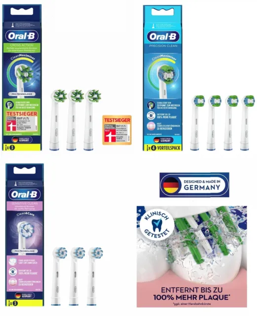 Oral-B Ersatzbürsten Bürstenköpfe Aufsteckbürsten Zahnbürsten Zahnpflege Auswahl