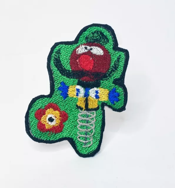 Magic Roundabout- Zebedee embroidered patch! iron on/Sew On. NEW