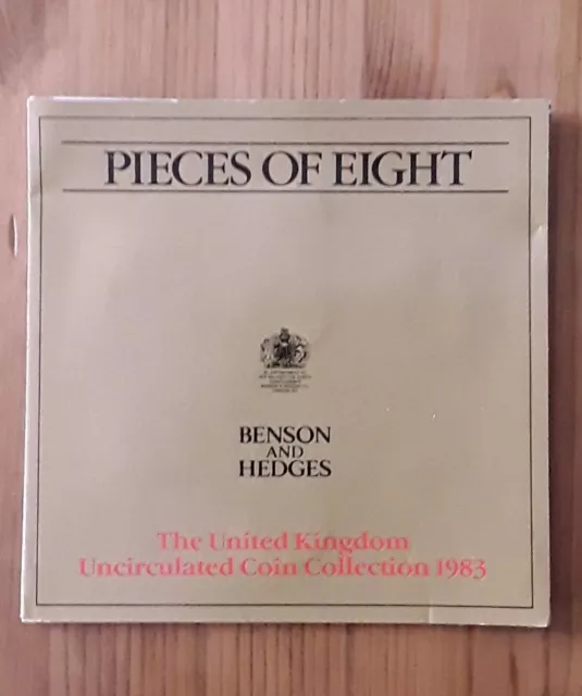 UK Uncirculated Coin Collection Benson & Hedges Promotion Pieces Of Eight 1983