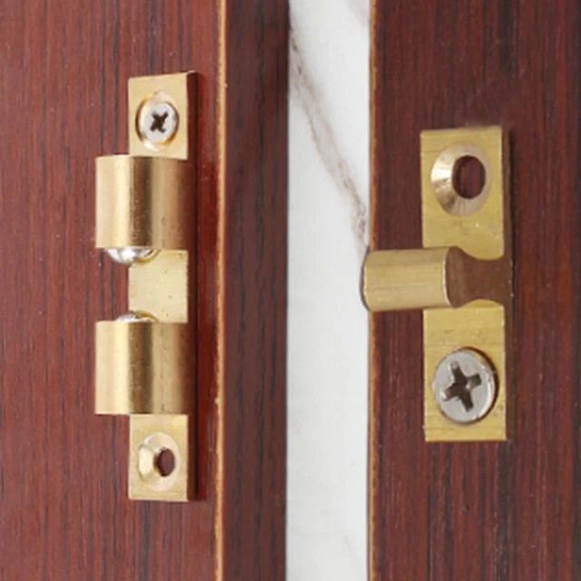 Chiusura A Sfera In Acciaio Inox Per Porte - Scrocco A Molla Nascosto Per Armadi E Mobili