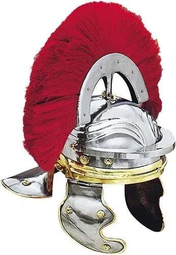 Armor Venue Imperial Italic Centurion Roman Helmet - One Size - Metallic Armour