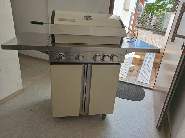 Gas Grill Coobinox, Edelstahlgrill 4 Brenner Royal Design