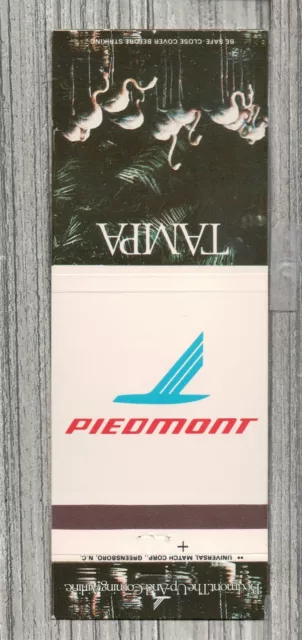 Matchbook Cover-Piedmont The Up and Coming Airlines-9803