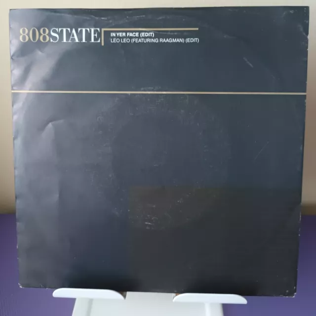 808 State – In Yer Face -7'' Vinyl - 1991 - ZTT – ZANG 14