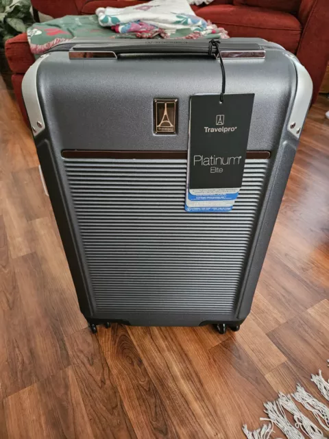 Travelpro Platinum Elite Hardside 22" Carry on Spinner Gray