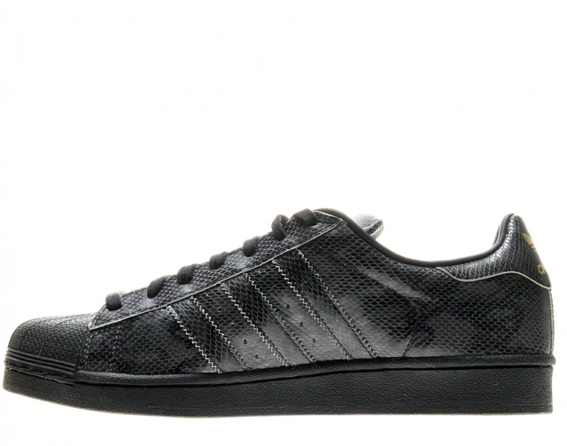 Adidas superstar east sale river black and white