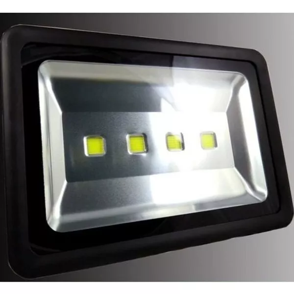 Proyector LED Faro 200w Negro Industrial Alta Brillo ' Luz Blanca