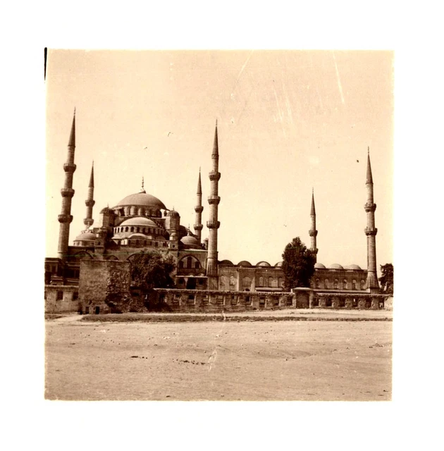 Tirage Vintage Istanbul Fontaine D'Ahmed III - Circa 1918, Format 7x6,5 Cm, Référence DC6245, Original