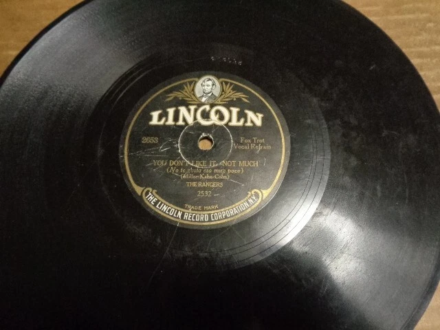 Lincoln 78/The Rangers/The Southern Serenaders 1927