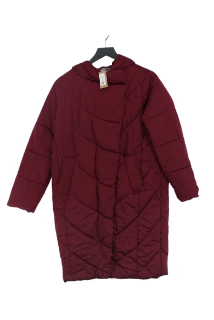Asos Women's Coat UK 6 Red 100% Polyester Overcoat