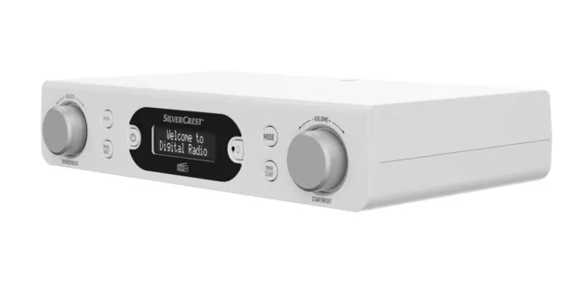 Silvercrest DAB+ Küchenradio Unterbauradio weiß Radio*B-Ware-Zustand:Gut