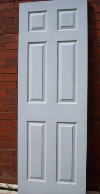 Internal White Moulded 6 Panel Fire Door Suit HMO's / Student Lets ~ New Other ~