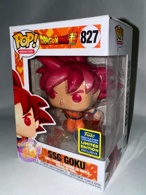 Funko Pop Ssg Goku 827 Summer Convention 2020 Limited Edition Exclusive Dbs