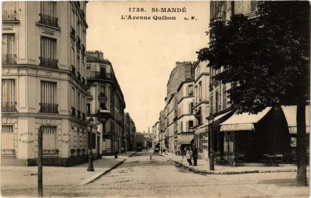 CPA AK St-MANDÉ L'Avenue Quihon (672399)