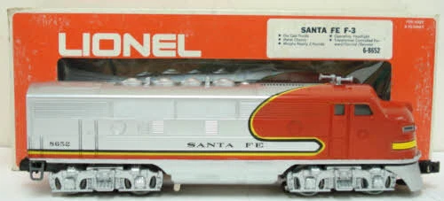 Lionel 6-8652 Santa Fe F3 Powered Diesel A Unit EX/Box