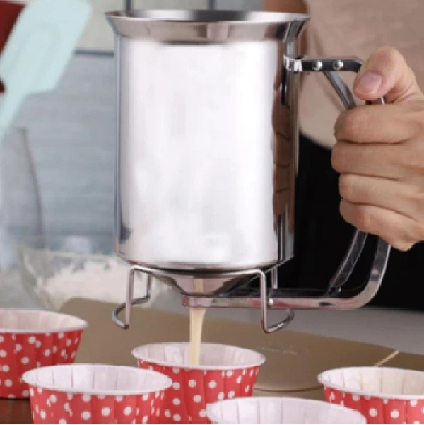Pancake Batter Dispenser- Holds 3 Cups of Batter-For Baking Muffins And Cupcakes