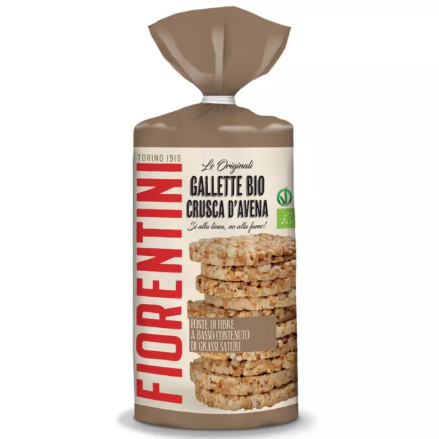 Fiorentini Bio Gallette Crusca D'avena 100 Gr