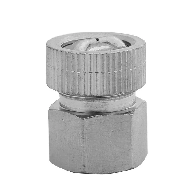 Water Spray Nozzle Copper Hose Connector Garden Misting Cooling Sprinkler FS2#