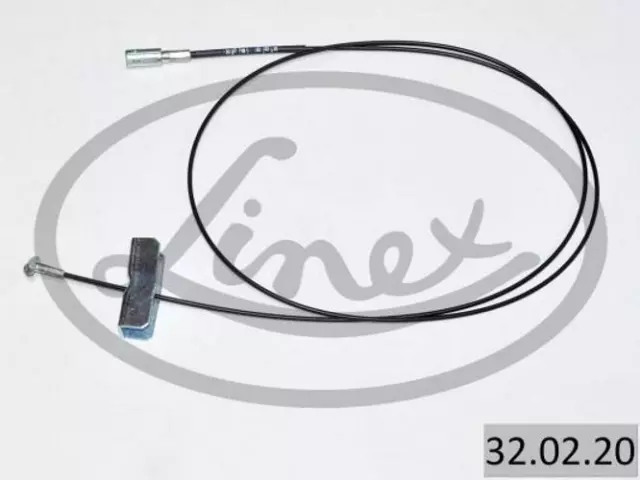 LINEX Seilzug Betriebsbremse 32.02.20 mitte für OPEL Vivaro A Kastenwagen (X83)