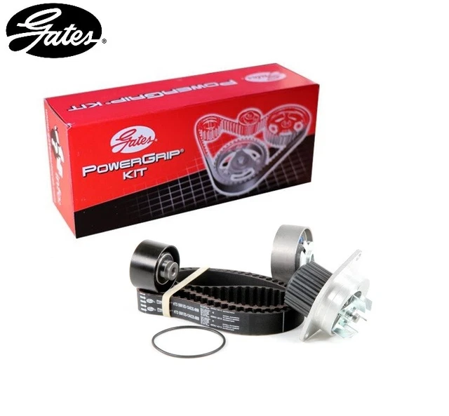 Kit De Distribution GATES PowerGrip + Pompe à Eau KP15479XS - Pour Le Remplacement Complet Courroie Et Accessoires