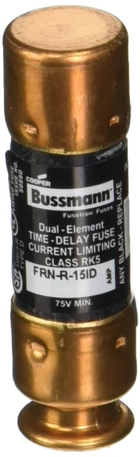 Cooper Bussmann Bp/frn-r-15id Rk5 Indicating Fuse 15amp - Pk/2