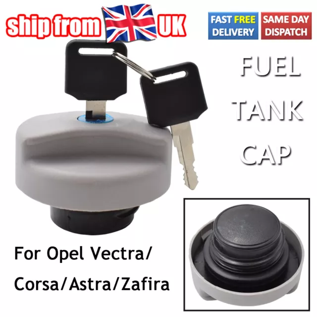 Lockable Fuel Petrol Tank Filler Cap For Opel Vauxhall Astra Zafira Corsa Vectra