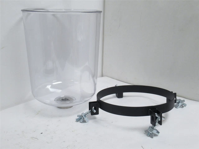 231043 New-No Box; Total Maintenance TMSSTS15KT Clear Bucket; 3" W/Band SS Port