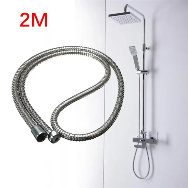 Tubo doccia in acciaio inox doccia tubo argento 1 pz soffione doccia flessibile caldo