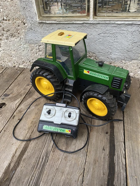 JOUET ANCIEN TRACTEUR Tractopelle Tole Filoguide Cragstan Tin Toy