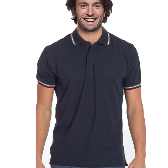 Polo uomo da lavoro manica corta 100% cotone piquet