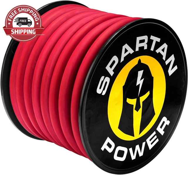 Spartan Power Welding Lead & Car Battery Cable Copper Wire - DIY Bulk Car Batter